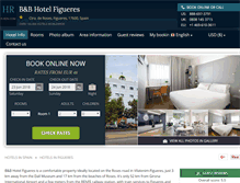 Tablet Screenshot of hotel-sidorme-figueres.h-rzn.com