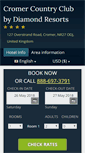 Mobile Screenshot of cromer-country-club.h-rzn.com