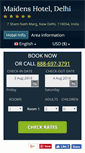 Mobile Screenshot of maidens-hotel-delhi.h-rzn.com