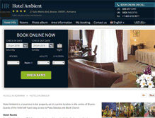 Tablet Screenshot of hotel-ambient-brasov.h-rzn.com