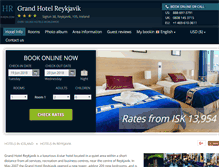 Tablet Screenshot of grand-hotel-reykjavik.h-rzn.com