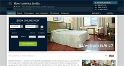 Desktop Screenshot of hotel-america-sevilla.h-rzn.com
