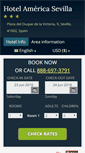 Mobile Screenshot of hotel-america-sevilla.h-rzn.com