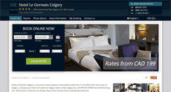 Desktop Screenshot of hotel-le-germain-calgary.h-rzn.com