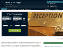 Tablet Screenshot of center-hotel-klopp.h-rzn.com