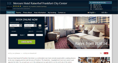 Desktop Screenshot of mercurekaiserhoffrankfurt.h-rzn.com