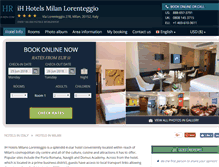 Tablet Screenshot of idea-hotel-lorenteggio.h-rzn.com