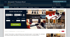 Desktop Screenshot of alexander-thomson-hotel.h-rzn.com