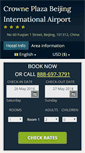 Mobile Screenshot of crowneplazabeijingairport.h-rzn.com
